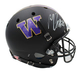 Marcus Peters Signed Washington Huskies Schutt Full Size Black NCAA Helm