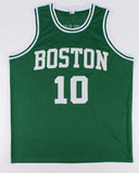 Jo Jo White Signed Boston Celtics Green Jersey Inscribed "HOF 15" (JSA COA)