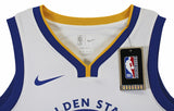 Warriors Stephen Curry Signed White Nike Association Edition Swingman Jersey BAS