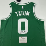 Autographed/Signed JAYSON TATUM Boston Celtics Green Green Jersey Fanatics COA