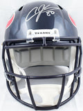 Andre Johnson Autographed Houston Texans F/S Speed Helmet- Beckett W Hologram