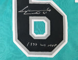 Livan Hernandez Signed Florida Marlins Jersey Inscribed "97 WS MVP" (JSA COA)