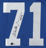 Walter Jones Signed Seattle Seahawks Jersey Inscribed "HOF '14" (Beckett)