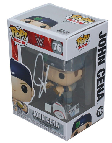 John Cena Autographed WWE #176 Dr. of Thuganomics Funko Pop! Figurine Fanatics