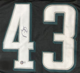 Darren Sproles Signed Custom Black Pro-Style Football Jersey BAS