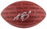 Eagles A.J. Brown Signed Wilson "The Duke" Team Showcase Football BAS #2W058272