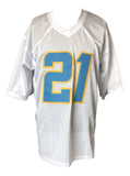 LaDainian Tomlinson San Diego Signed White Football Jersey BAS