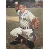 Yogi Berra Signed New York Yankees Framed 11x14 Photo Beckett 44061