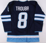 Jacob Trouba Signed Winnipeg Jets Jersey (Beckett) 9th Overall Pick 2012 Draft