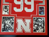 FRAMED NEIL SMITH NEBRASKA CORNHUSKERS AUTOGRAPHED SIGNED JERSEY JSA COA