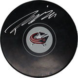 Patrick Laine Autographed/Signed Columbus Blue Jackets Hockey Puck FAN 46918