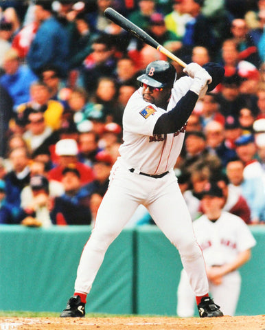 Red Sox Mo Vaughn Lot of (2) Photofile 16x20 Photos Un-signed