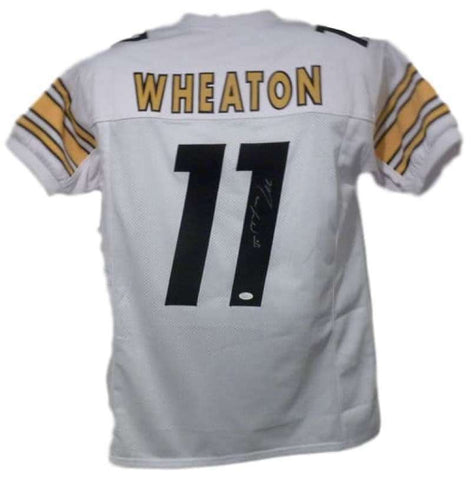 Markus Wheaton Autographed Pittsburgh Steelers White XL Jersey JSA 13787