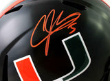 Andre Johnson Autographed Miami Hurricanes F/S Miami Knights Helmet - JSA W Auth