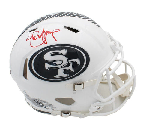 Steve Young Signed San Francisco 49ers Speed Authentic STS 3 NFL Helmet