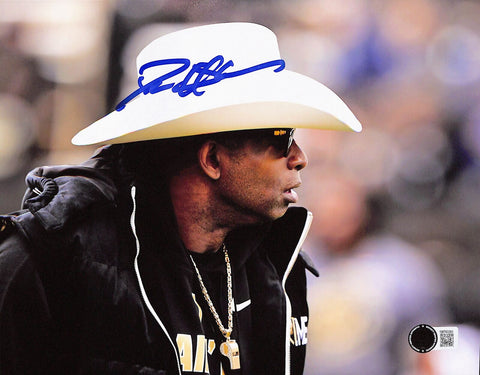 Deion Sanders Signed Colorado Buffaloes 8x10 Photo Beckett 44074