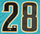 Fred Taylor Signed Jaguars Jersey (JSA) Jacksonville All Pro R.B. 1998-2008