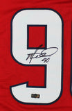 Mario Williams Signed Houston Custom Red Jersey