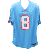 Will Levis Autographed Tennessee Titans Light Blue Nike XL Jersey FAN 48353