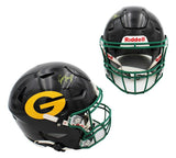 Brett Favre Signed Packers Speed Flex Authentic Custom Gloss Black w/ Yellow G