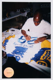 Eric Dickerson Signed Rams Blue Throwback Jersey Inscribed"HOF 99"(Beckett COA)