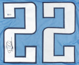 Derrick Henry Signed Tennessee Titans Jersey (Beckett COA) Alabama Star R.B.