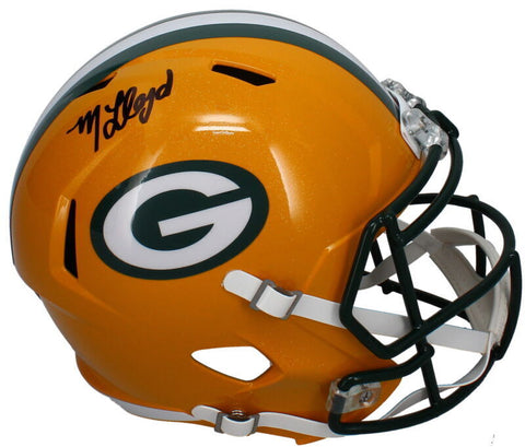 MarShawn Lloyd Autographed (Black Ink) Packers Full Size Speed Helmet Beckett