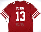 Brock Purdy Signed San Francisco 49ers Nike Red Game Jersey w/ SB Patch-Fanatics