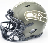 DEVON WITHERSPOON AUTOGRAPHED SEAHAWKS SALUTE TO SERVICE MINI HELMET MCS 229505