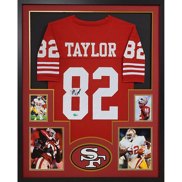 John Taylor Autographed Signed Framed San Francisco 49ers Jersey BECKETT