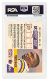 Cris Carter Signed Vikings 1991 Pro Set Football Card #834 - (PSA Encapsulated)