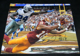 JOSH DOCTSON AUTOGRAPHED SIGNED WASHINGTON REDSKINS VS COWBOYS 16x20 PHOTO JSA