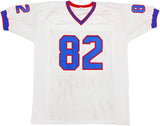 BUFFALO BILLS DON BEEBE AUTOGRAPHED SIGNED WHITE JERSEY JSA STOCK #234531