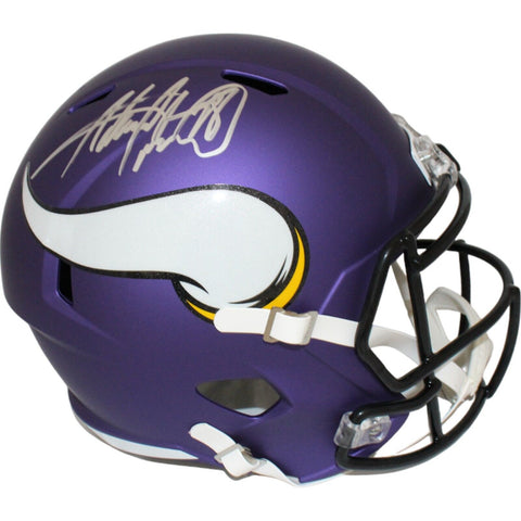 Adrian Peterson Signed Minnesota Vikings F/S Helmet Beckett 43677