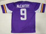 JJ McCARTHY SIGNED PRO STYLE CUSTOM XL JERSEY WITH BECKETT QR