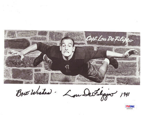 Lou DeFilippo Autographed Signed 8x10 Photo New York Giants PSA/DNA #S35430