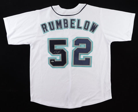 Nick Rumbelow Signed Seattle Mariners Home Custom on Field Style Jersey (RSA)