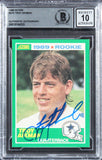 Cowboys Troy Aikman Signed 1989 Score #270 Rookie Card Auto 10! BAS Slabbed