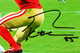 George Kittle Autographed SF 49ers 8x10 One Hand Catch Photo- Beckett W Holo