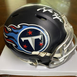 Treylon Burks Autographed Signed Tennessee Titans Mini Helmet Beckett