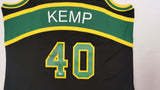 Supersonics Shawn Kemp Autographed 1994-95 M&N Black Jersey Size XXL MCS 93470