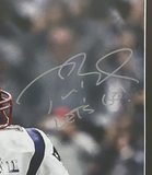 Tom Brady Autographed "Let's Go!" Patriots 20" x 24" Framed Photo Fanatics