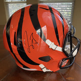 Joe Burrow Autographed Signed FS Replica Cincinnati Bengals Helmet Fanatics