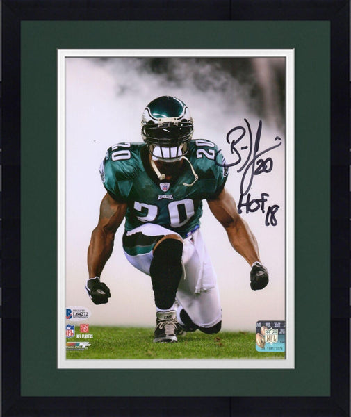 FRAMED Autographed/Signed BRIAN DAWKINS 33x42 Philadelphia Green Jerse –  Super Sports Center