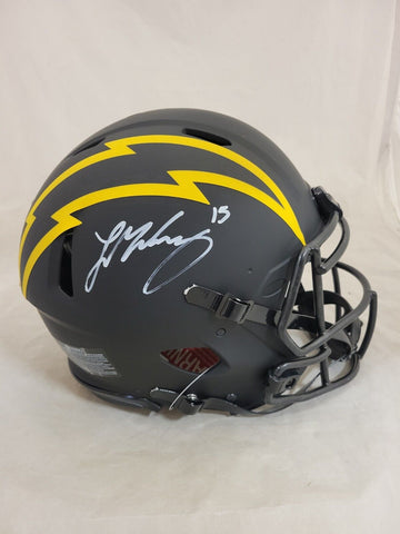 LADD MCCONKEY SIGNED LA CHARGERS F/S ECLIPSE SPEED AUTHENTIC HELMET BECKETT QR