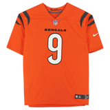 Joe Burrow Cincinnati Bengals Signed Orange Nike Limited Jersey Fanatics