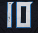 DeAndre Hopkins Autographed Dark Blue Pro Style Jersey - Beckett W Hologram