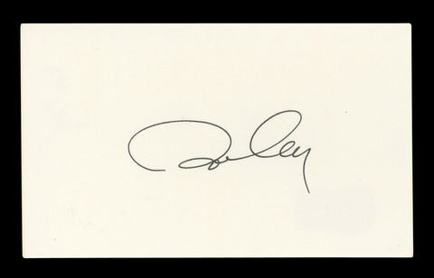 Dodgers Ron Cey Authentic Signed 3x5 Index Card Autographed BAS #AD70156