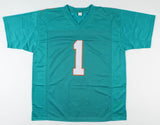 Tua Tagovailoa Signed Miami Dolphins Jersey (Beckett COA) #5 Overall Pk 2020 Dft