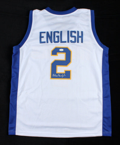 Alex English Signed Denver Nuggets Jersey (JSA COA) 8x NBA All-Star (1982-1989)